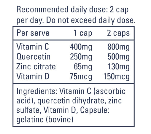 BOOSTER SHOT IMMUNE SUPPORT - 120 CAPS