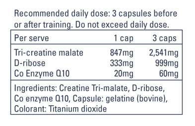 D-RIBOSE CM3+ 120 CAPS