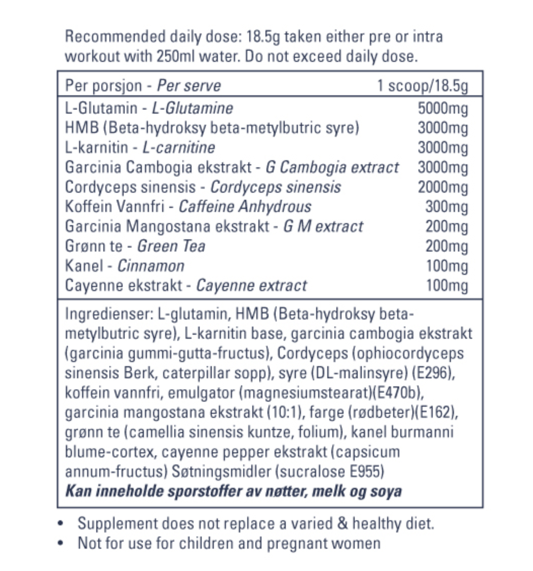 FASTED CARDIO 540G